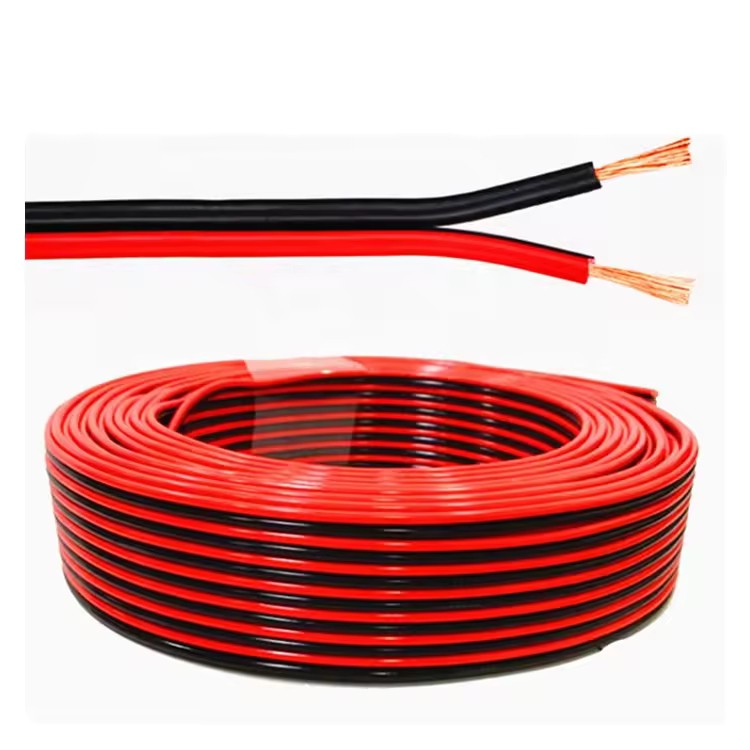 Transparent Red Speaker Cable China Best wholesalers, Audio Core Wire Best China Exporter, Twisted Pair PVC Insulated Cable Wholesale