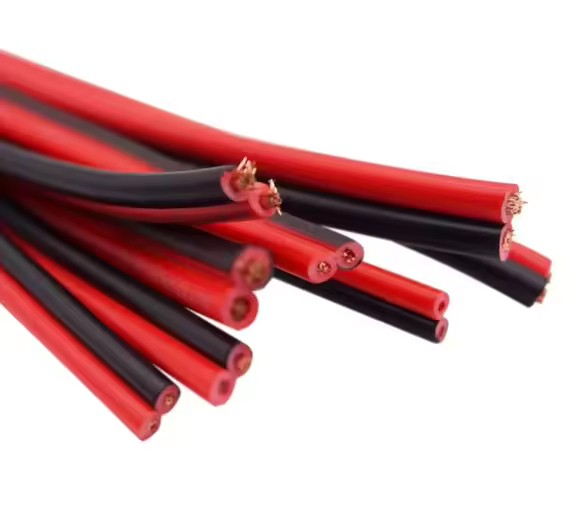 Transparent Speaker Wire China Best Manufacturer,2 Core Flat Red and Black Cable Chinese Best Company,Audio Core Wire Supplier